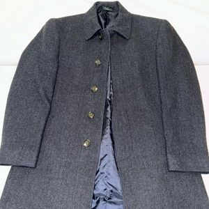 Lauren Men's Ralph Lauren Wool-Blend Overcoat - Navy